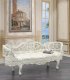 Adara Bench BD01253 in White PU & Antique White by Acme