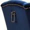 Suri Counter Stool 773 Set of 2 Navy Velvet Fabric by Meridian