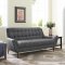 Response EEI-1788 Sofa in Gray Fabric by Modway w/Options