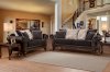 7900 Sofa by Serta Hughes in San Marino Ebony Fabric w/Options