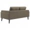 Rilynn Sofa & Loveseat Set 509521 in Brown Fabric by Coaster