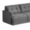 Colony Modular Sectional Sofa in Charcoal Fabric by NCFurniture