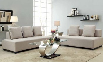 9637BE Transformation Sofa in Beige Fabric by Homelegance [HES-9637BE Transformation]