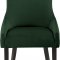 Demi Dining Chair 723 Set of 2 Green Velvet Fabric by Meridian