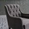 Pearle Accent Armchair in Gray Fabric by Bellona