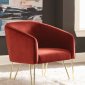 905375 Set of 2 Accent Chairs in Red - Scott Living by Coaster