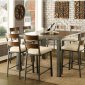 Jazlyn II CM3686PT 5Pc Counter Height Dinette Set w/Options