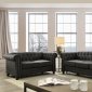 Winifred Sofa CM6342GY in Dark Gray Chenille Fabric w/Options