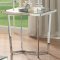 Hastin 3Pc Coffee & End Tables Set 80980 in Chrome by Acme