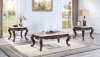 Benbek Coffee Table Antique Oak by Acme w/Marble Top & Options