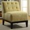 Cassia Accent Chair 59493 Set of 2 in Yellow Velvet by Acme