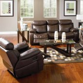 600561 Denisa Motion Sofa in Brown Bonded Leather w/Options