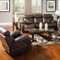 600561 Denisa Motion Sofa in Brown Bonded Leather w/Options