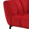 Morton Sectional Sofa 31806 in Red Fabric by VIG