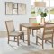 Bruner Dining Set 5Pc 109101 in Natural Brown by Coaster