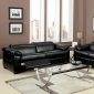 50280 Darcel Motion Sofa Black Bonded Leather by Acme w/Options