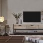 Richmond TV Stand in Natural Paulownia by Whiteline