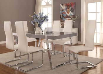 Giovanni Dining Table 106011 by Coaster w/Grey Top & Options [CRDS-106011 Giovanni]