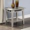 Celestine 3Pc Coffee & End Table Set CM4347 in Silver w/Options