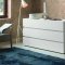 Pavo Cenere Upholstered Bed in Ash Nabuck by Rossetto w/Options