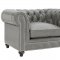 Durango Sofa TOV-S98 in Rustic Grey Leather by TOV Furniture