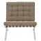 Bellefonte Accent Chair & Ottoman BR30OTW - Oatmeal - LeisureMod