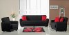 Orlando Sofa Bed Convertible in Black Fabric by Empire w/Options