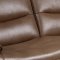 U7532C Sectional Sofa in Walnut Bonded Leather by Global