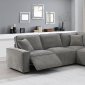 U8176 Power Motion Sectional Sofa in Gray Fabric by Global