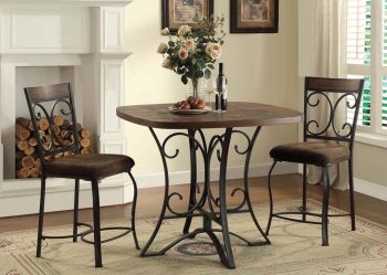 72255 Hakesa 5Pc Counter Height Dining Set by Acme [AMDS-72255 Hakesa]