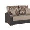 Mobimax Sofa Bed in Brown Fabric by Casamode w/Options