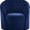 Alessio Accent Chair 501 in Navy Velvet by Meridian