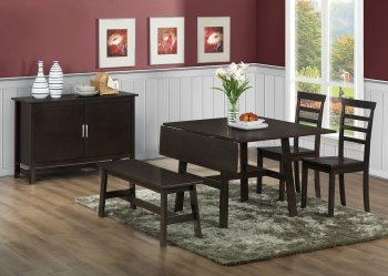 103371 6Pc Dining Set by Coaster in Cappuccino [CRDS-103371]