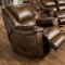 Catnapper Toast Bonded Leather Match Motion Transformer Sofa Set