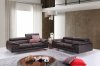 A973 Sofa in Coffee Premium Leather by J&M w/Options