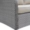 Hysham 6Pc Outdoor Patio Set CM-OS1881 in Gray & Beige