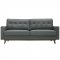 Prompt Sofa in Gray Fabric by Modway