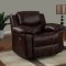 U2128 Motion Sofa Brown Printed Fabric by Global Furniture USA