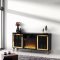 Yonit Electric Fireplace Media Console in Black