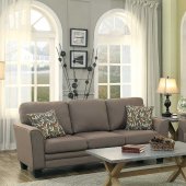 Adair Sofa & Loveseat Set 8413GY in Grey Fabric by Homelegance