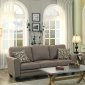 Adair Sofa & Loveseat Set 8413GY in Grey Fabric by Homelegance