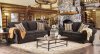 Bowdle Sofa SM6301 in Dark Gray Premium Fabric w/Options