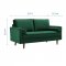 Valour Sofa in Green Velvet Fabric by Modway w/Options