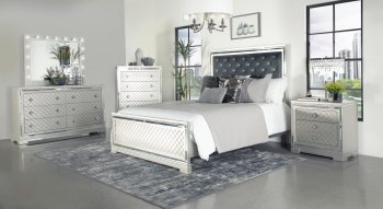 Eleanor Bedroom 223461 in Metallic Mercury by Coaster w/Options [CRBS-223461 Eleanor]