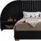 Cleo Bed in Black Velvet by Meridian w/Options