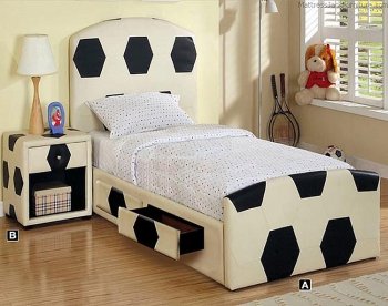 CM7102SCCR Olympic I Kids Bed w/Storage & Optional Nightstands [FABS-CM7102SCCR Olympic I]