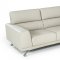 Brustle Sofa Set 3Pc 8334 in Light Grey Eco-Leather by VIG