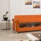 Metro Life Sofa Bed in Orange Fabric by Casamode