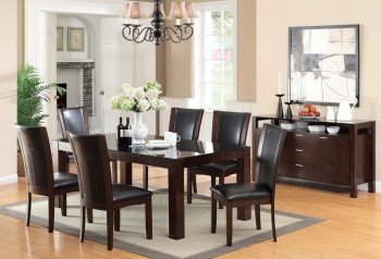 CM3062T Astoria I Dining 7Pc Set in Dark Cherry [FADS-CM3062T Astoria I]