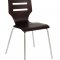 Revana Set of 4 Dining Chairs RC15BR in Brown by LeisureMod